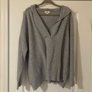 Aerie V-neck Hooded Sweater